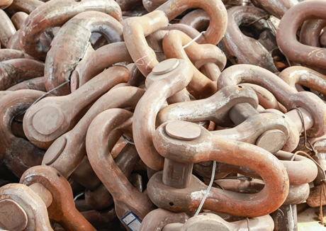 Corrente de âncora marinha