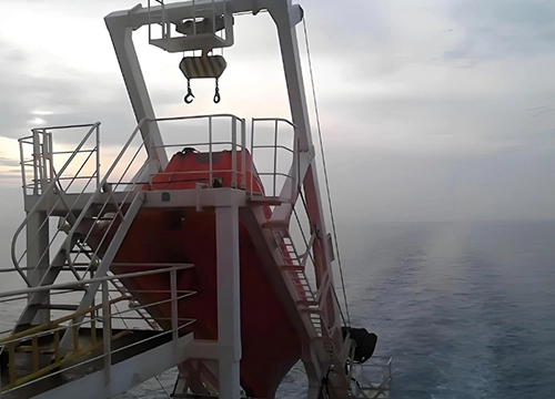 Aparelho de Lançamento do Bote Salva-vidas de Queda Livre