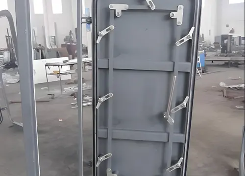 Porta de aço naval de duas folhas estanque a gás
